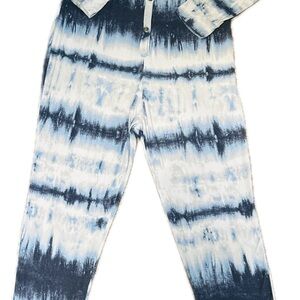 Lucky Brand Blue, White & Grey Pajamas